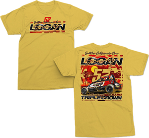 57 Sprint Car T Shirt Kids - Yellow