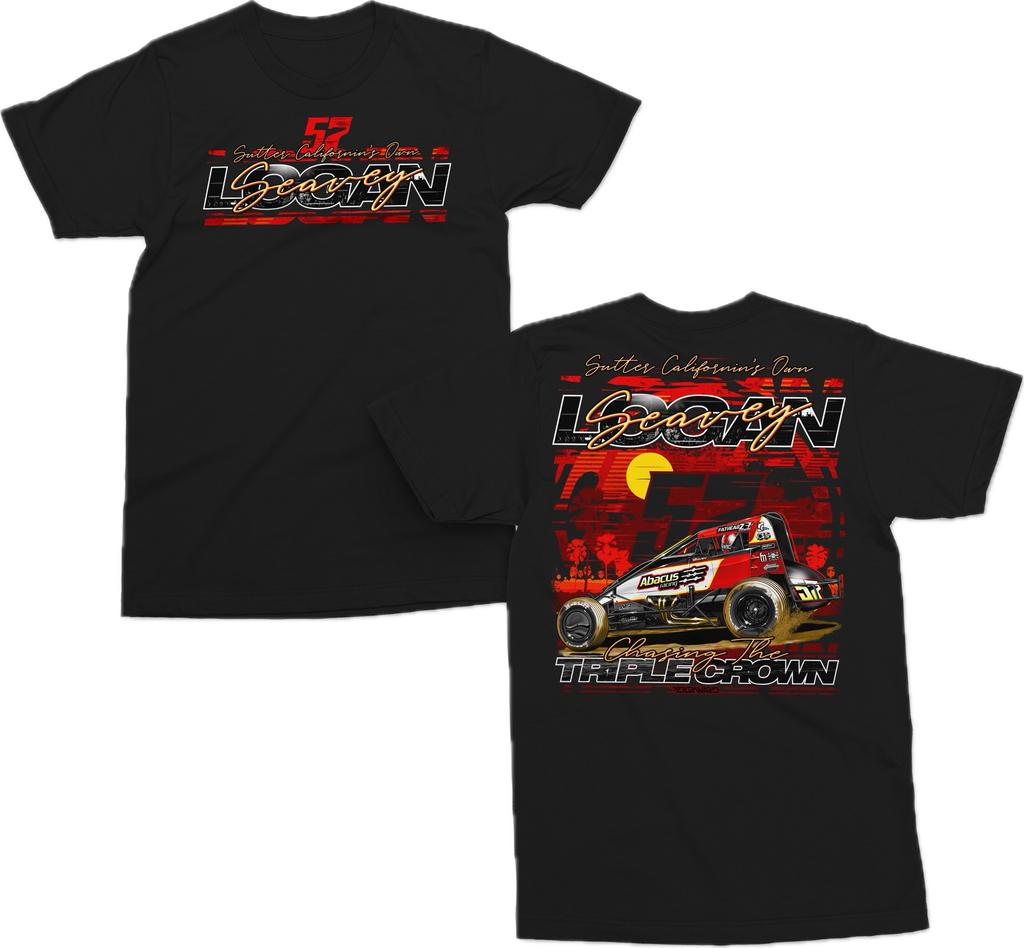 57 Sprint Car T Shirt Kids - Black