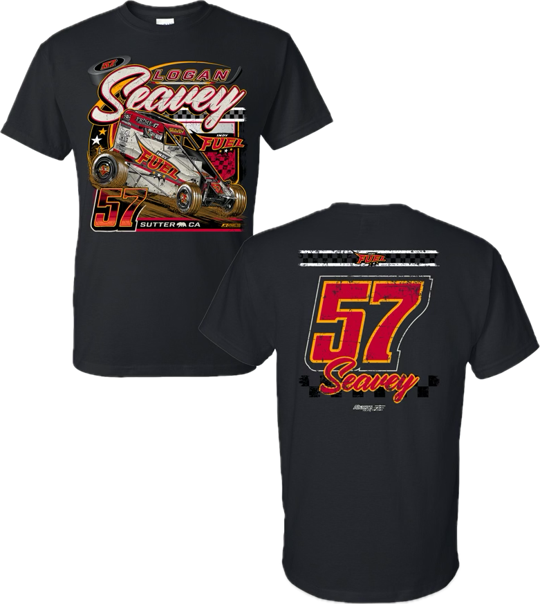 Indy Fuel #57 Midget Tee - Black