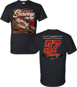 Indy Fuel #57 Midget Tee - Black