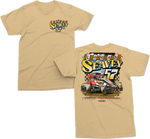 Retro 57 Sprint Car Tee - Yellow Haze