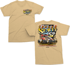 Retro 57 Sprint Car Tee - Yellow Haze