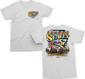 Retro 57 Sprint Car Tee - White