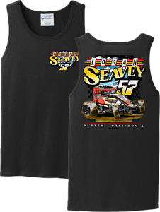 Retro 57 Sprint Car Tank - Black