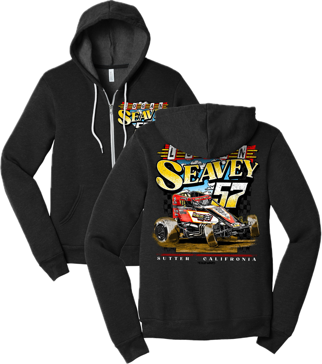 Retro 57 Sprint Car Zip Up