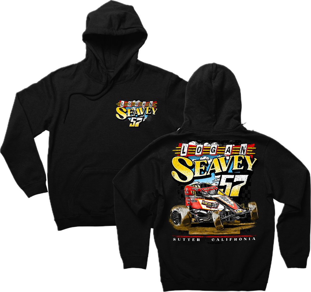 Retro 57 Sprint Car Hoodie