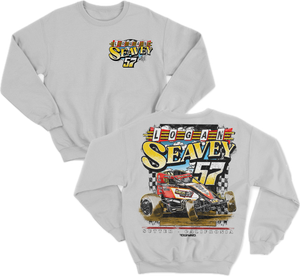 Retro 57 Sprint Car Crewneck - White