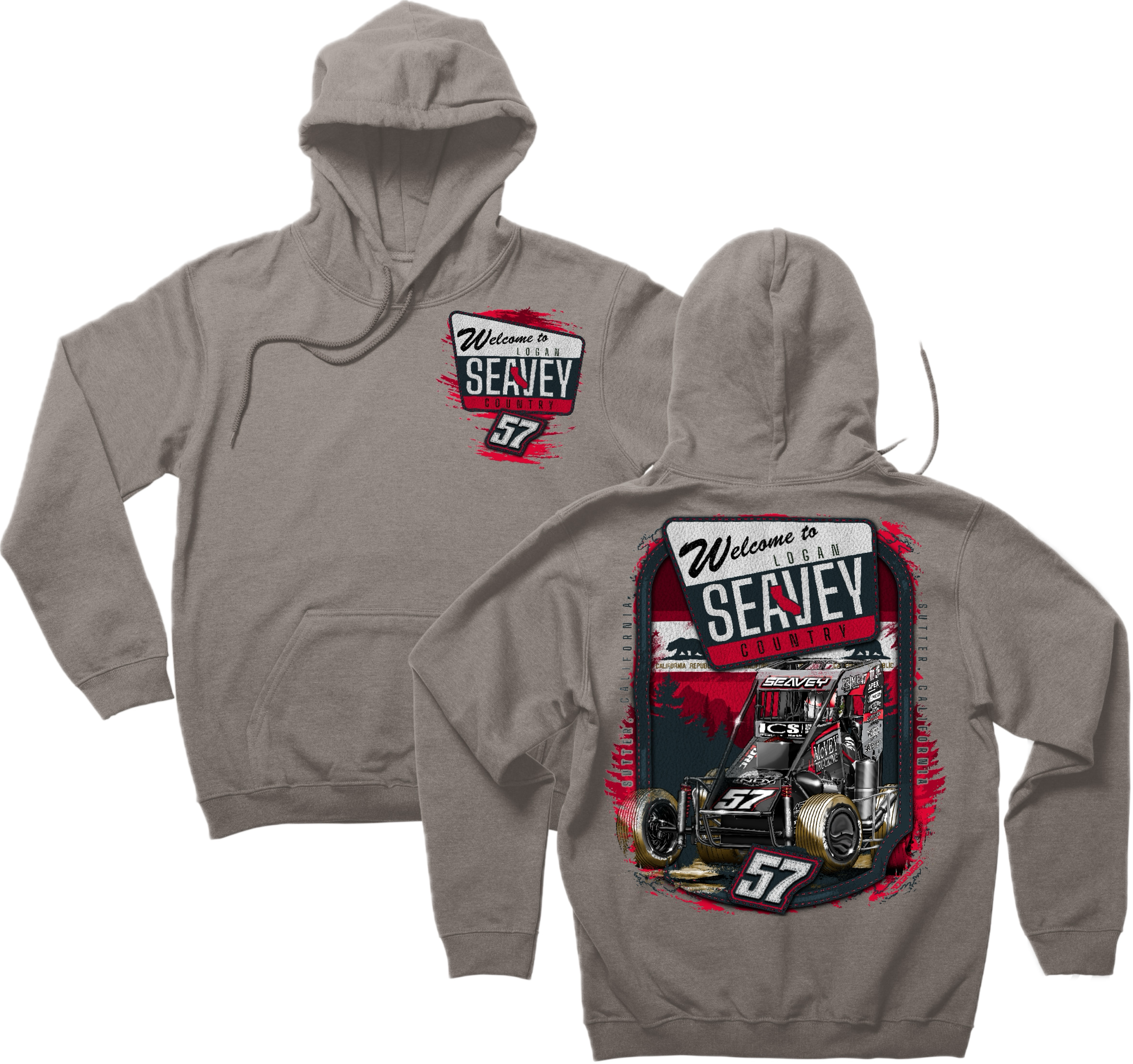 QRC Hoodie - Rock Grey