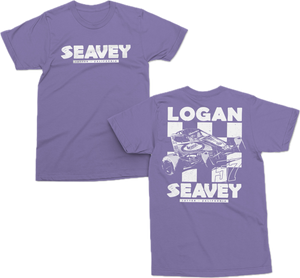 57 Sprint Car White Out T Shirt - Violet