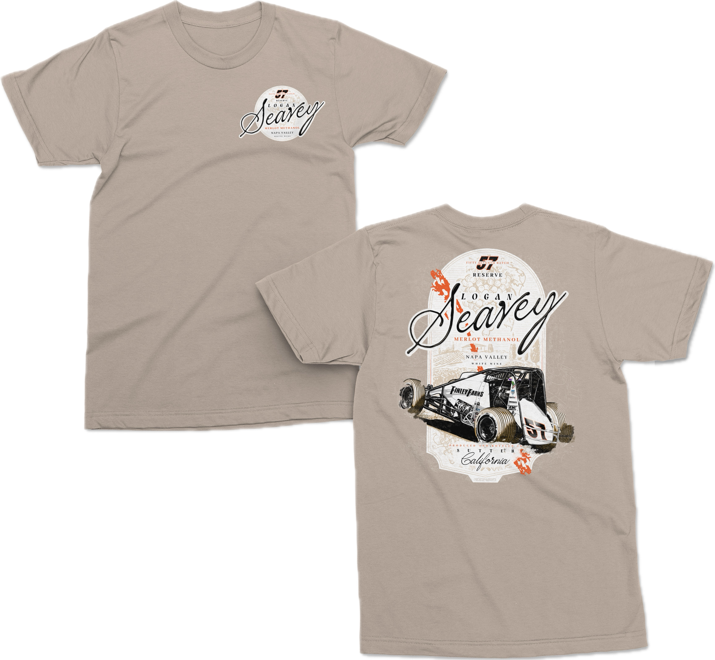 Wine Country 57 T Shirt Kids - Sand