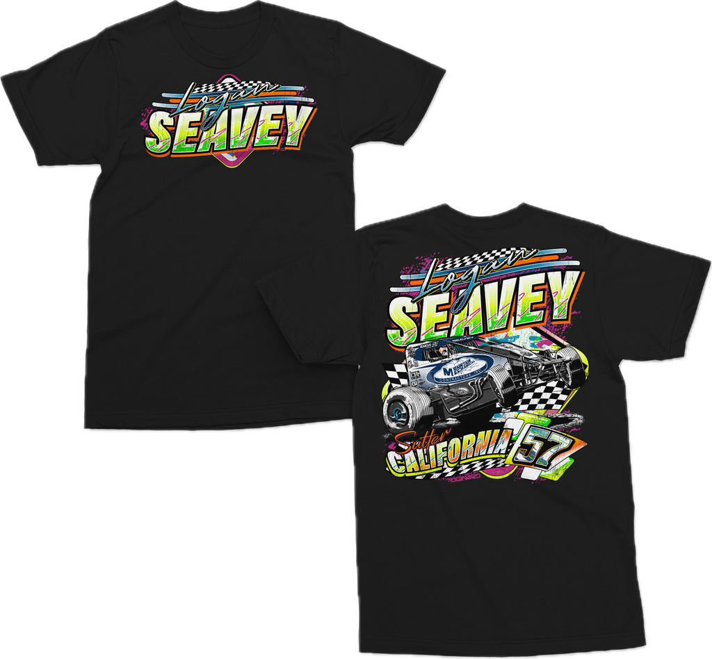 Neon 57 Sprint Car T Shirt - Black