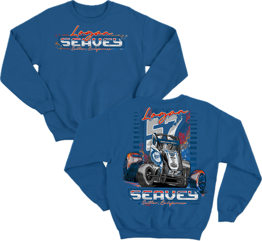 57 Sprint Car Crewneck - Royal