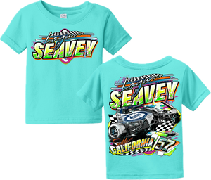 Neon 57 Sprint Car Baby/Toddler T Shirt - Caribbean