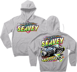 Neon 57 Sprint Car Hoodie - Ash