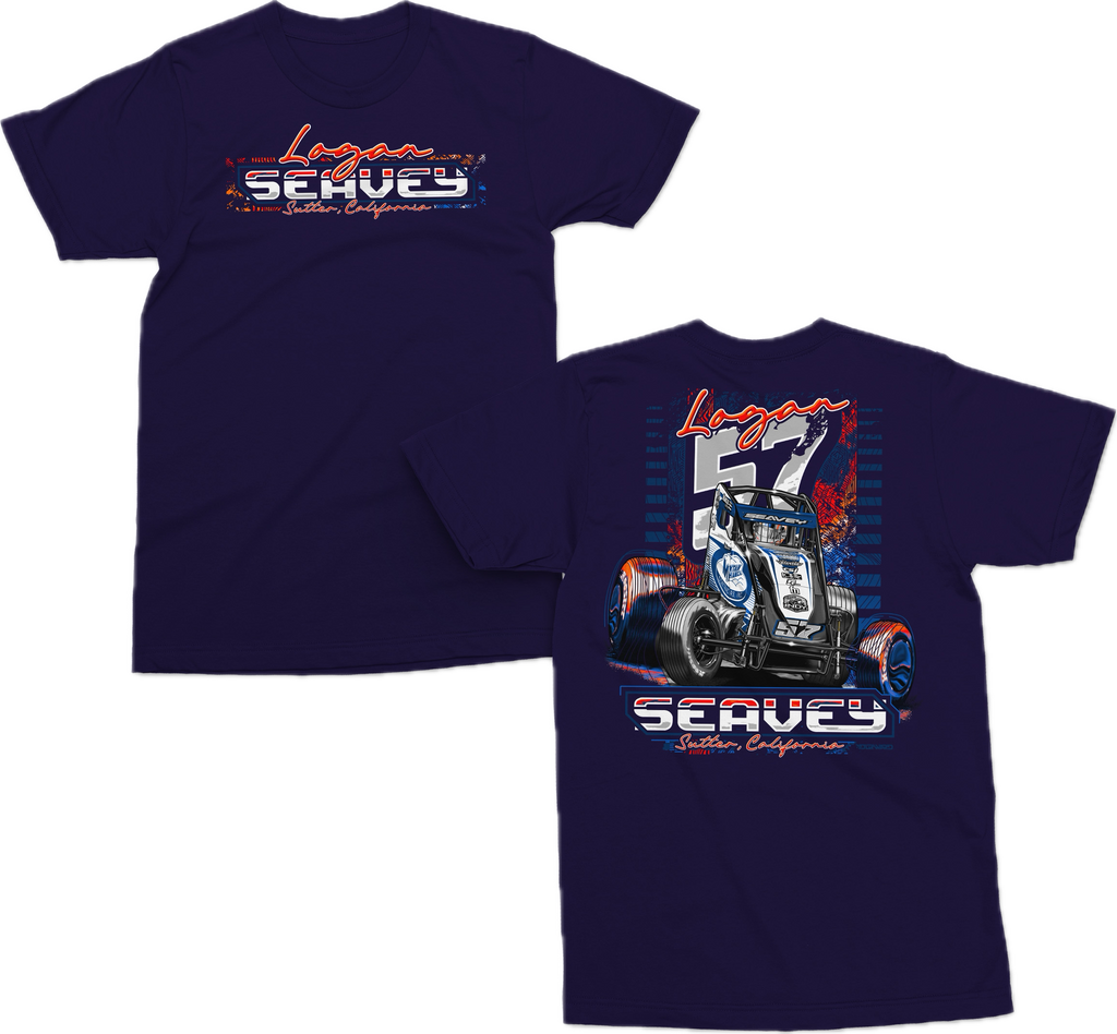 57 Sprint Car Kids T Shirt - Purple