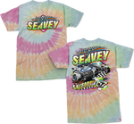 Neon 57 Sprint Car Kids T Shirt - Rainbow Dye